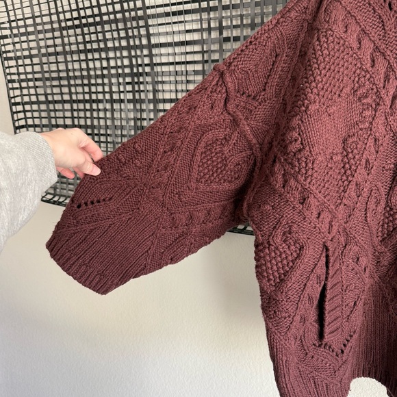 Free people Heart You Cardigan bittersweet brown - Picture 5 of 10